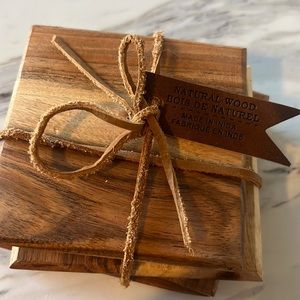 Wood coasters